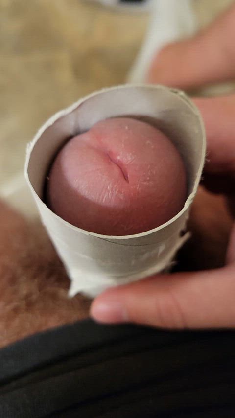 cock edging male masturbation pov precum toilet gif