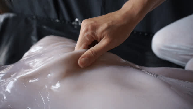 bondage nipple play silicone teasing gif