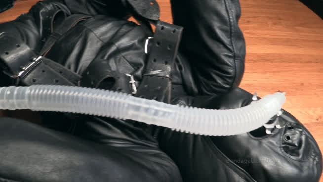 bdsm bondage leather gif