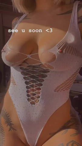 nipples see through clothing tease gif