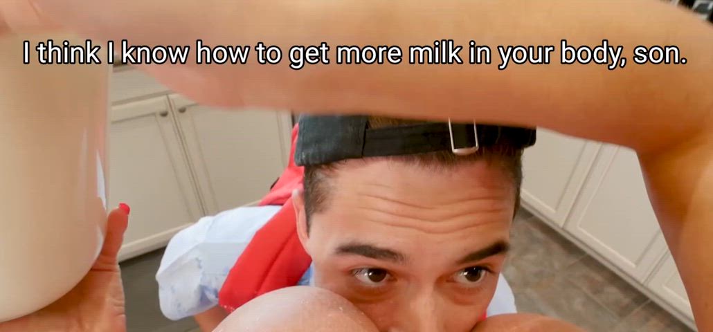 big tits boobs cougar family huge tits milf mom son taboo captions fauxcest horny-cougars