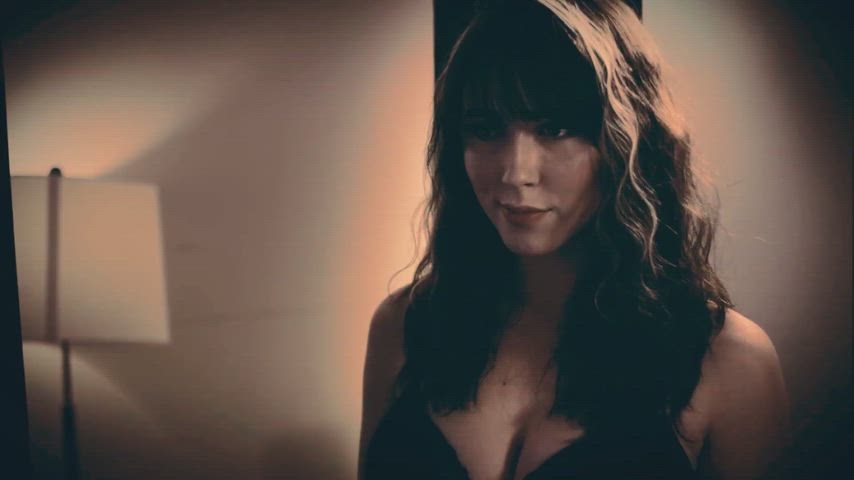 dominant lesbian strap on superheroine gif