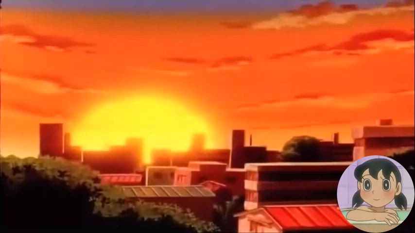 Nobita predicts shizuka's bath!
