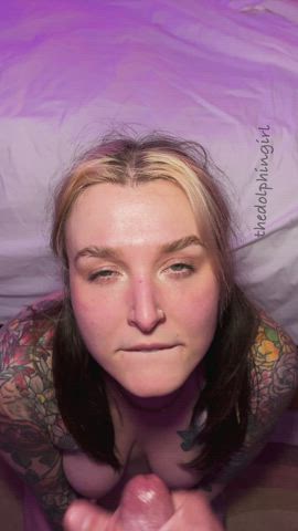 Idk how he did it but he came on both sides of my face at the same time