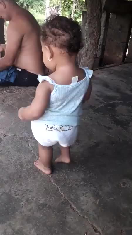 She's got moves at an early age!