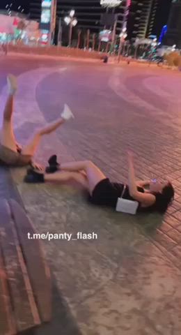 Flashing Panties Upskirt gif