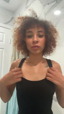 19 years old petite sensual tight pussy tit worship tits gif