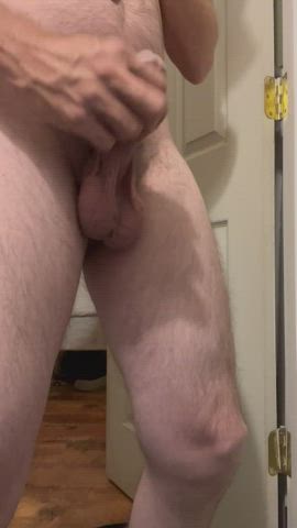 cock hairy male masturbation gif