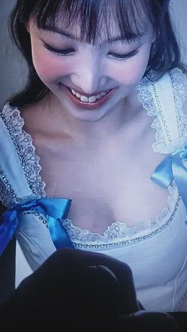 cumshot facial tits tribute gif