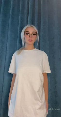 This is a surprise you’ll get when I peel down my dress