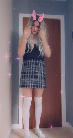 butt plug chastity crossdressing femboy femboys gif