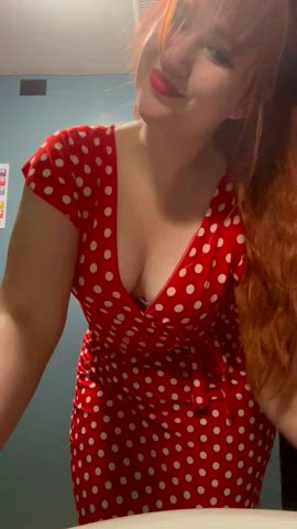 I worked the sales counter at work today. I got a lot of compliments on my dress…