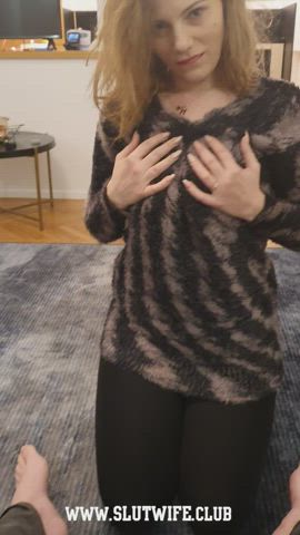 amateur big tits homemade pov tits titty drop gif