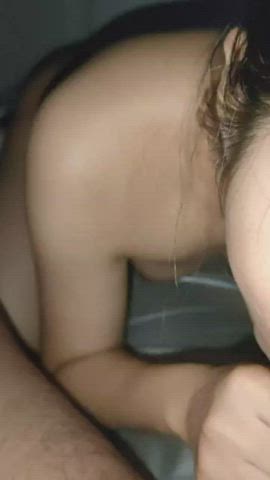 blowjob hotwife sloppy gif