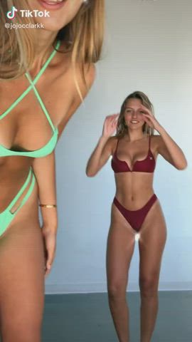 bikini gooning teen gif