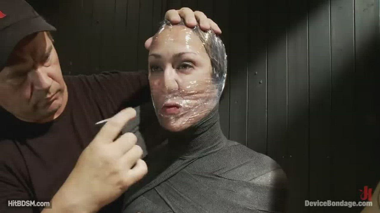 Getting totally encased.
