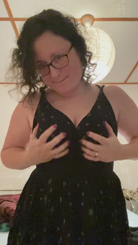 Just trying to tempt you with my boobs, is it working?