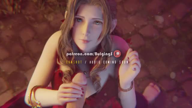 Teaser Aerith handjob facial