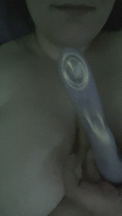 BBW Blowjob Toy gif