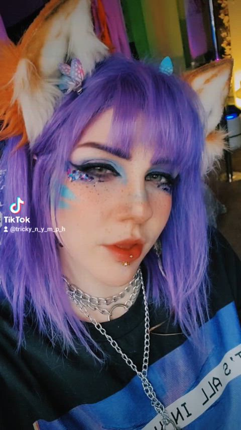 alternative cosplay egirl emo milf magic wand petplay tiktok punk tik-tok gif