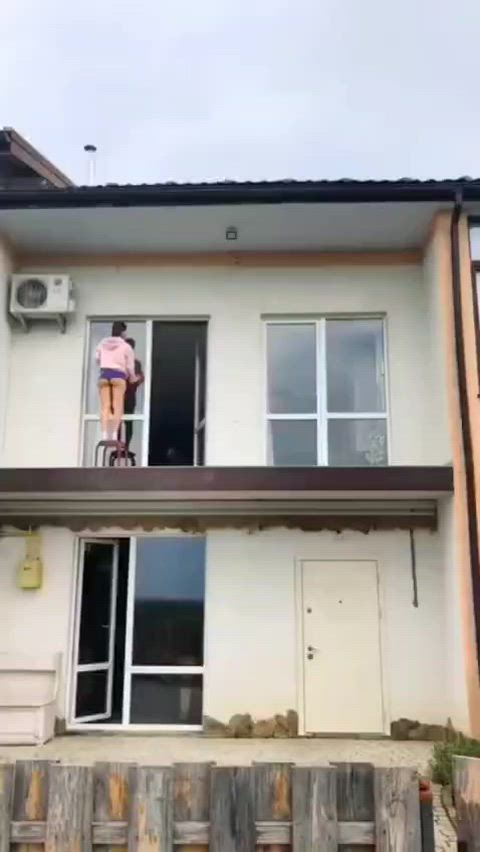 ass bubble butt shorts gif