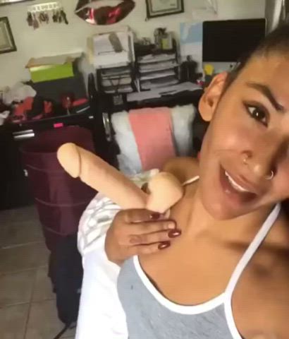 Ball Worship Balls Sucking Cuban Dildo Latvian Smile Sucking gif