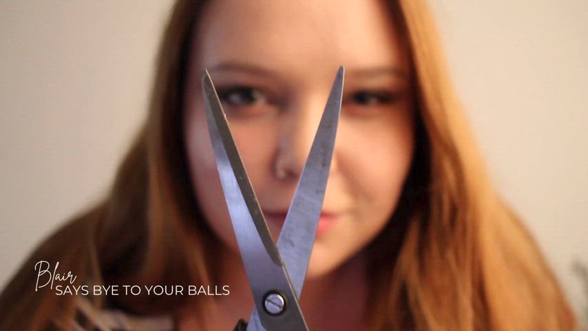 NEW CLIP: BLAIR SAYS BYE TO YOUR BALLS FEMDOM CASTRATION FANTASY