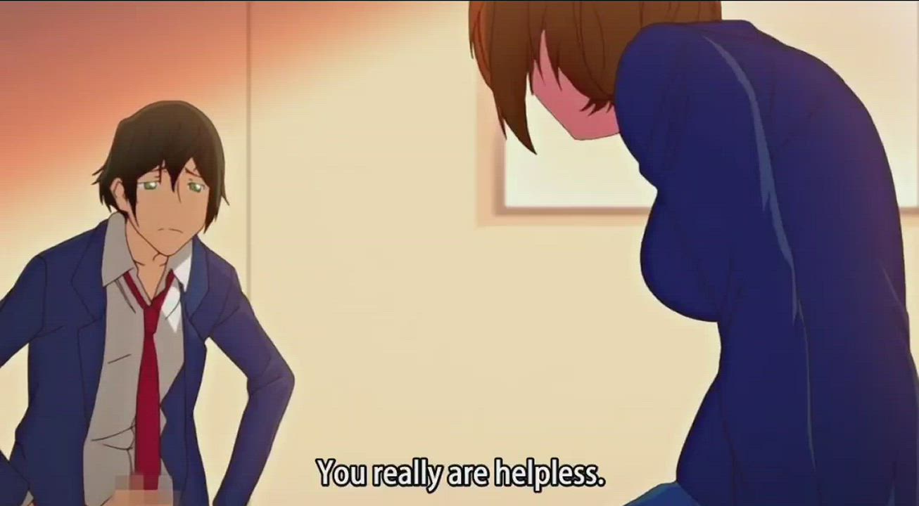 Animation Anime Cum Cumshot Footjob Hentai Stockings gif