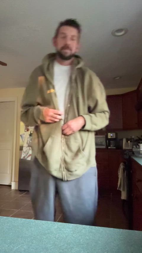 Goofing around in the kitchen, thinking about bending you over the counter (33)