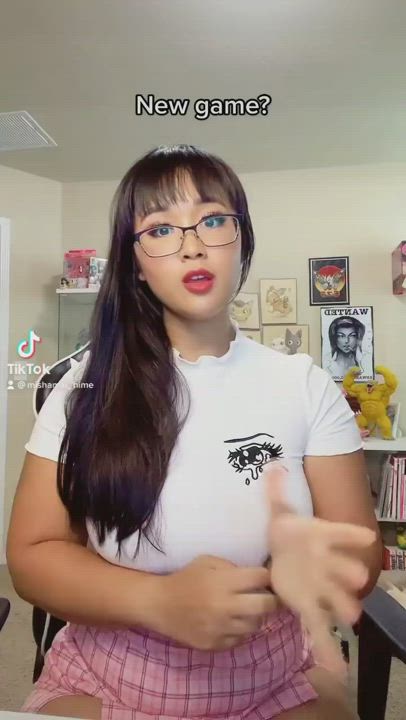 Asian Teasing TikTok gif