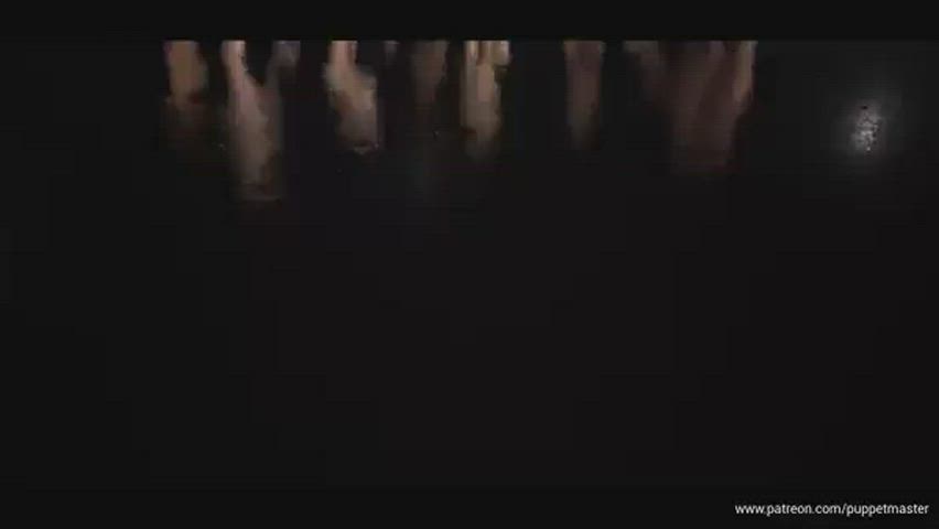 3D Animation Futanari gif