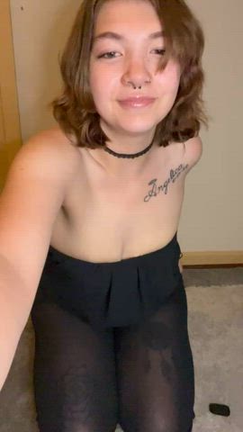 I enjoy undressing in front of a camera. My favorite part is when they pop out.