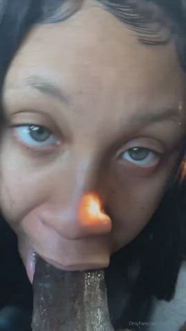 big dick eye contact pov gif