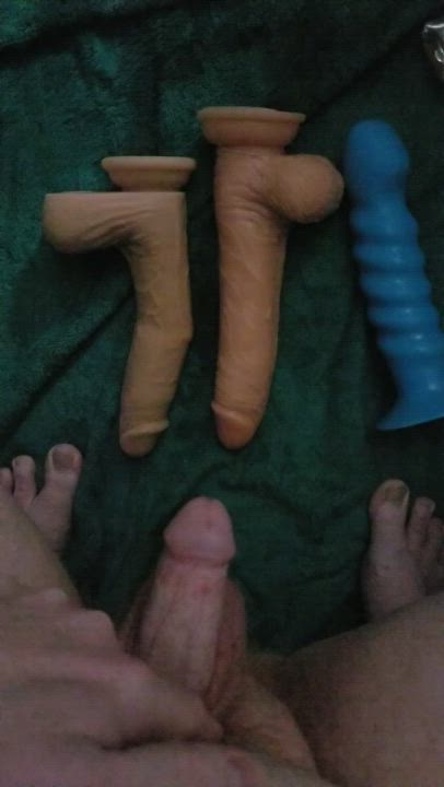 Getting the toys ready for a fun evening
