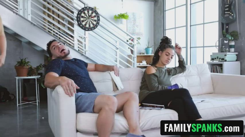 Punished Boyfriend after Fucking his Girlfriend's Stepsister [Sloan Harper]