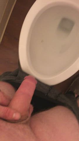 Big Dick Pee Pissing gif