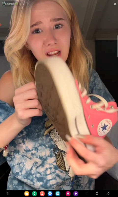accidental boobs nipslip gif