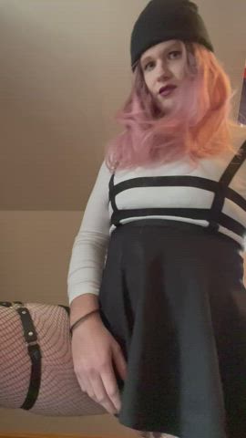 i’m hiding something small under my skirt 🤭