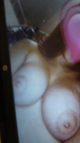 boobs jerk off tribute gif