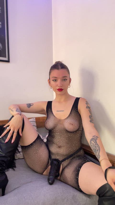 amateur femdom onlyfans strap on gif