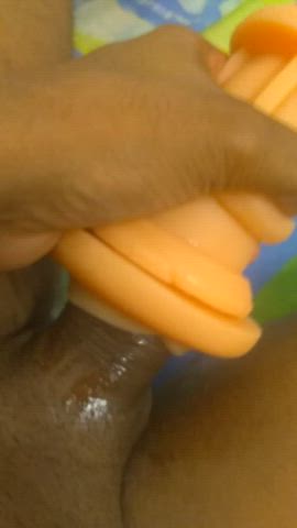 Male Masturbation Solo Toy gif