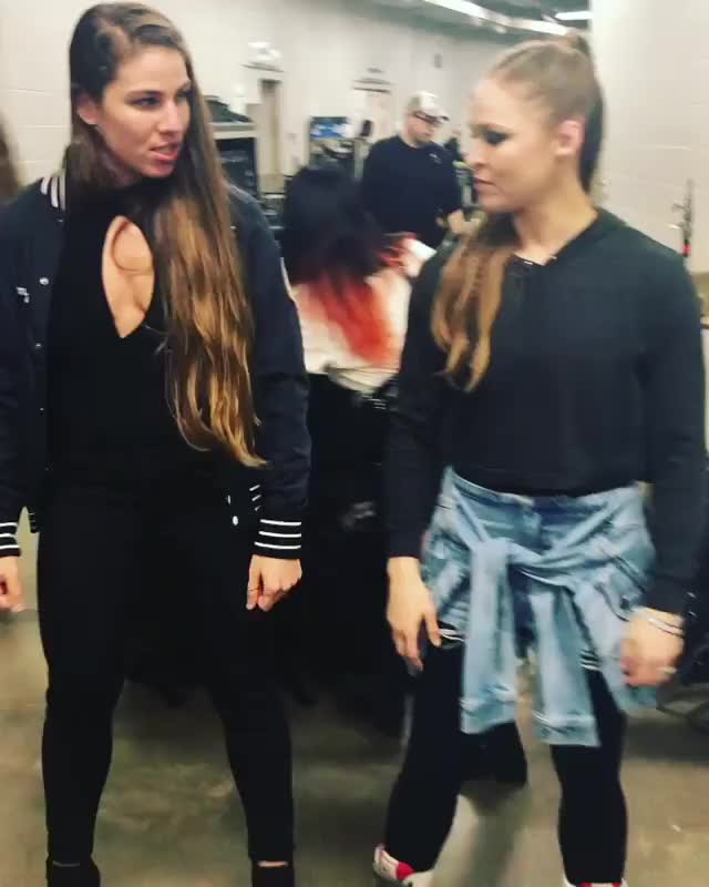 Marina Shafir and Ronda Rousey