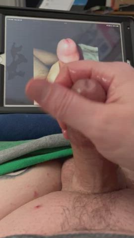 cut cock dirty talk gay solo gif