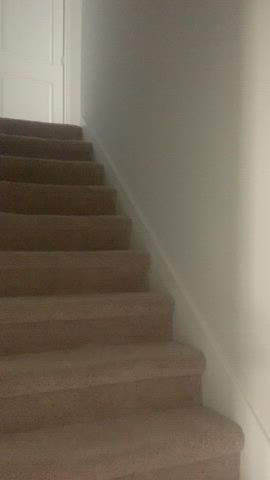 Follow me up the stairs?