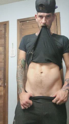 abs girl dick selfie gif
