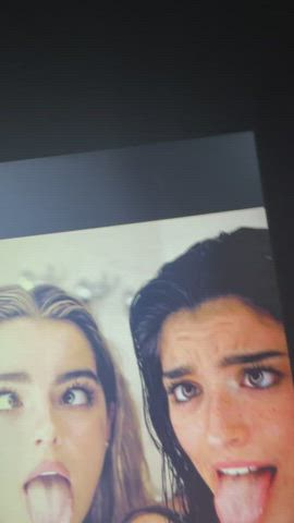 Dixie and Addison get a nice cumshot(DM me some celeb trib suggestions)