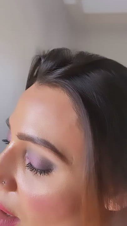 She is indicating you where to focus