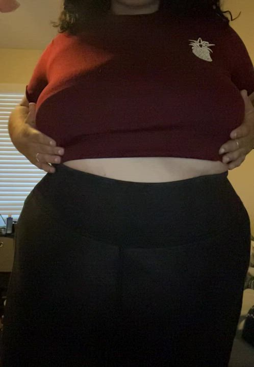BBW SSBBW Titty Drop gif