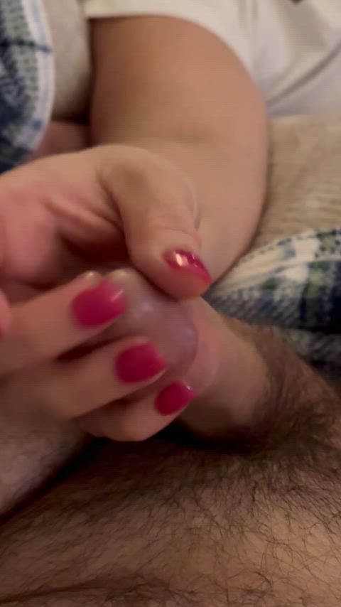handjob hotwife milf wife gif