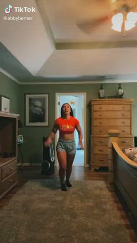 boobs cute dancing girls pretty sensual smile teen teens tiktok gif